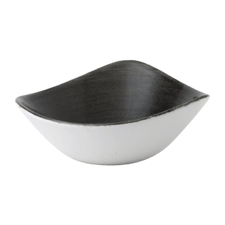 Churchill Stonecast Patina Lotus Bowls Iron Black 178mm (12 Pack)