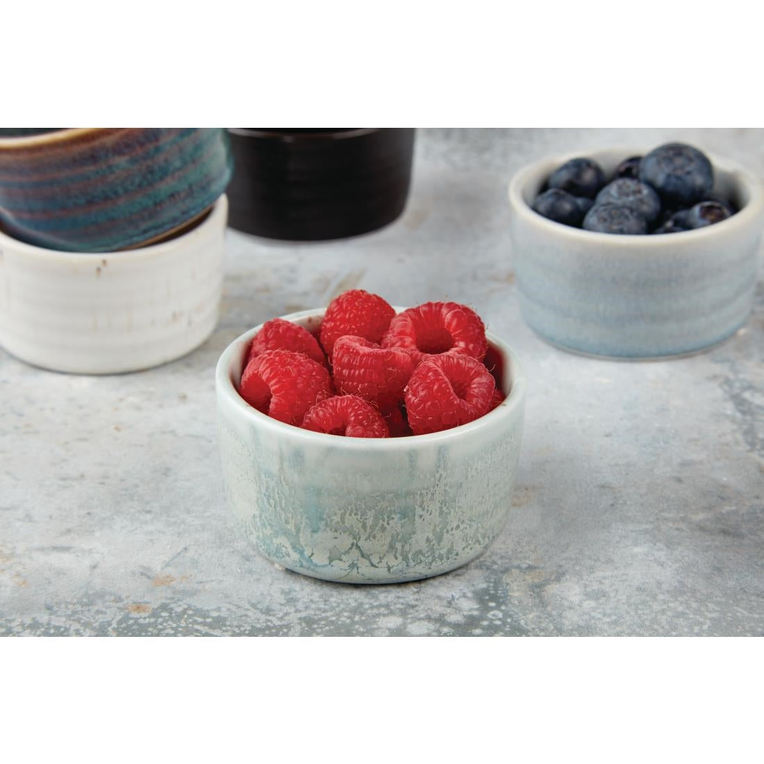 Olympia Cavolo Dipping Dishes Spring Green 67mm (12 Pack)