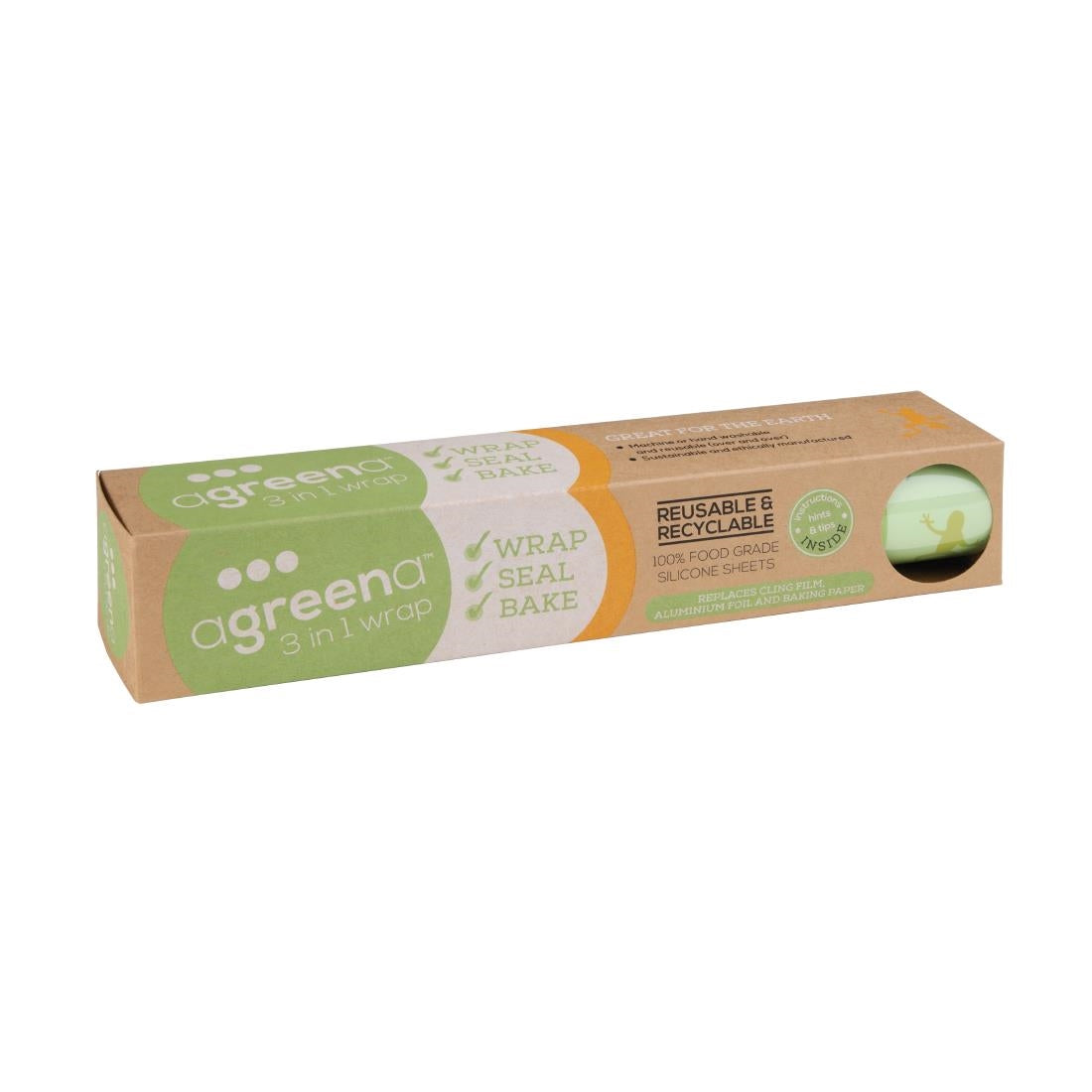 Agreena Three-In-One Reusable Food Wraps 300x450mm (2 Pack)