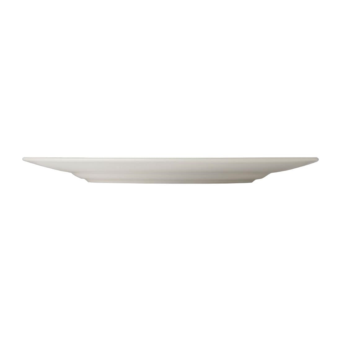Royal Crown Derby Effervesce White Flat Rim Plates 215mm (6 Pack)