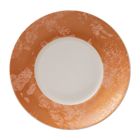 Royal Crown Derby Crushed Velvet Copper Charnwood Saucer (6 Pack)