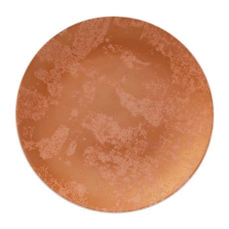 Royal Crown Derby Crushed Velvet Copper Coupe Plates 209mm (6 Pack)
