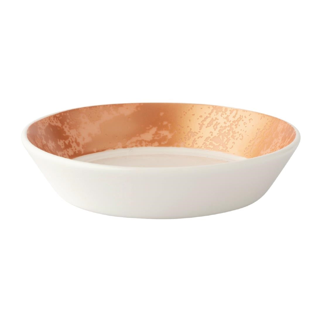 Royal Crown Derby Crushed Velvet Copper Flared Dish (6 Pack)