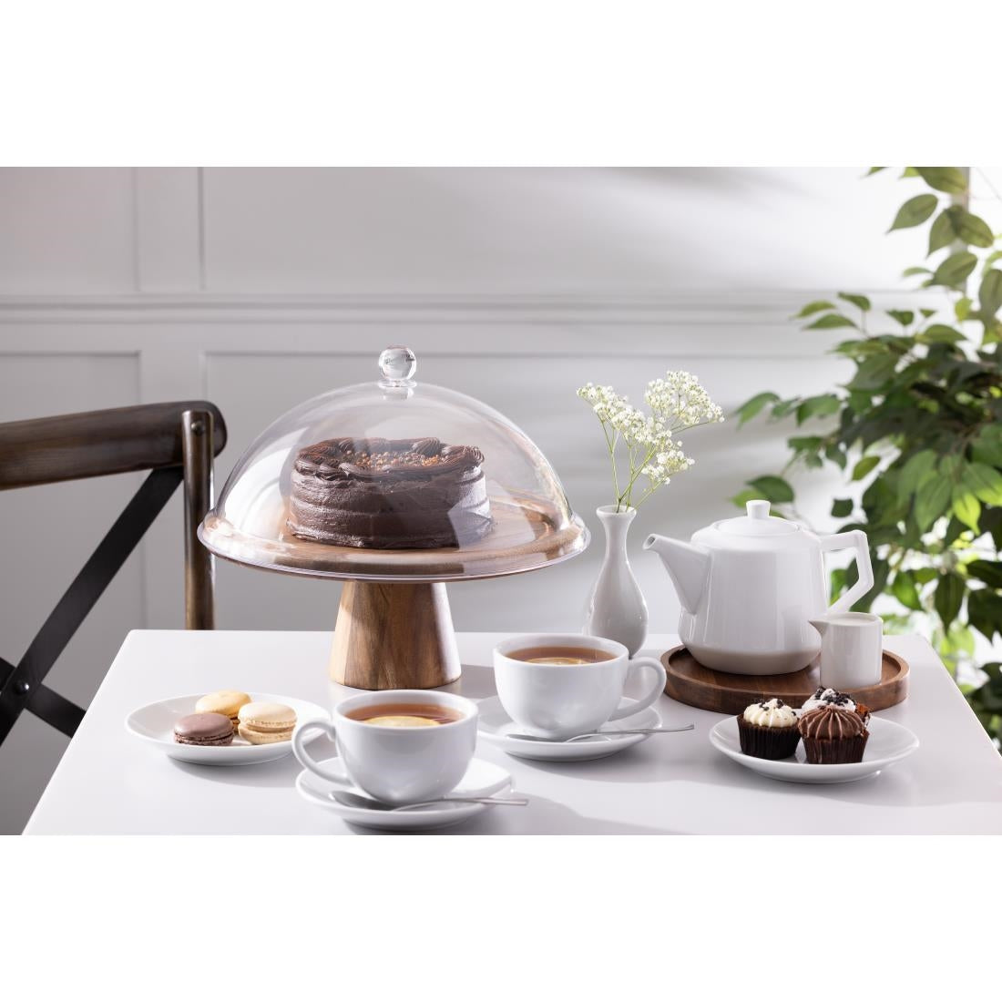 Olympia Acacia Cake Stand 305x127(H)mm