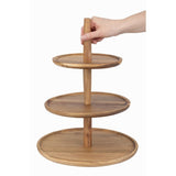 Olympia Acacia 3-Tier Stand 305(Ø) x 395(H)mm