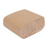 Fiesta Recyclable Recycled Lunch Napkins 32x30cm 1ply Dispenser Fold Kraft (6000 Pack)