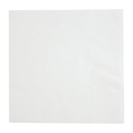 Fiesta Recyclable Lunch Napkin White 30x30cm 1ply 1/4 Fold (5000 Pack)