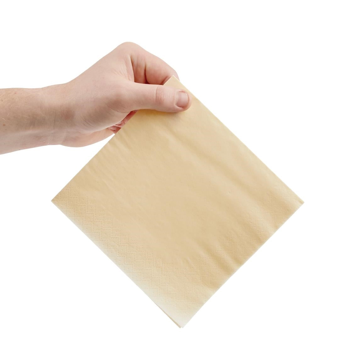Fiesta Recyclable Lunch Napkin Cream 33x33cm 2ply 1/4 Fold (2000 Pack)