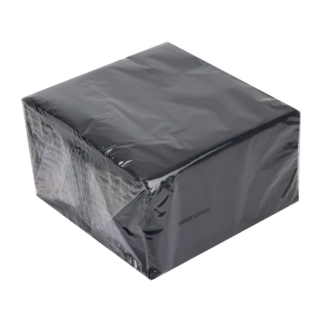 Fiesta Recyclable Lunch Napkins 33x33cm 2ply 1/4 Fold Black (2000 Pack)