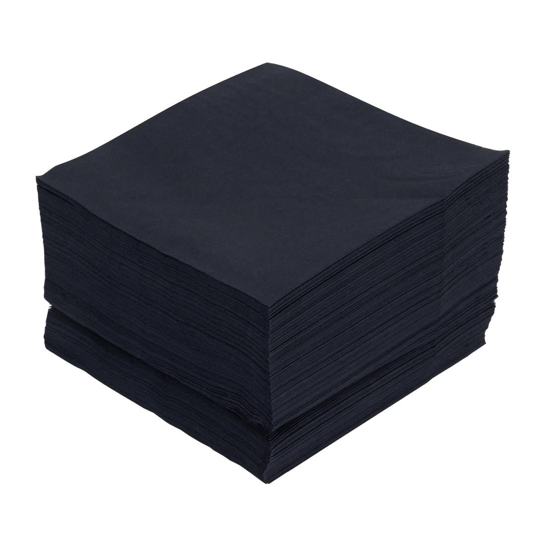 Fiesta Recyclable Lunch Napkins 33x33cm 2ply 1/4 Fold Black (2000 Pack)