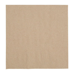 Fiesta Recyclable Recycled Lunch Napkin Kraft 33x33cm 2ply 1/4 Fold (2000 Pack)