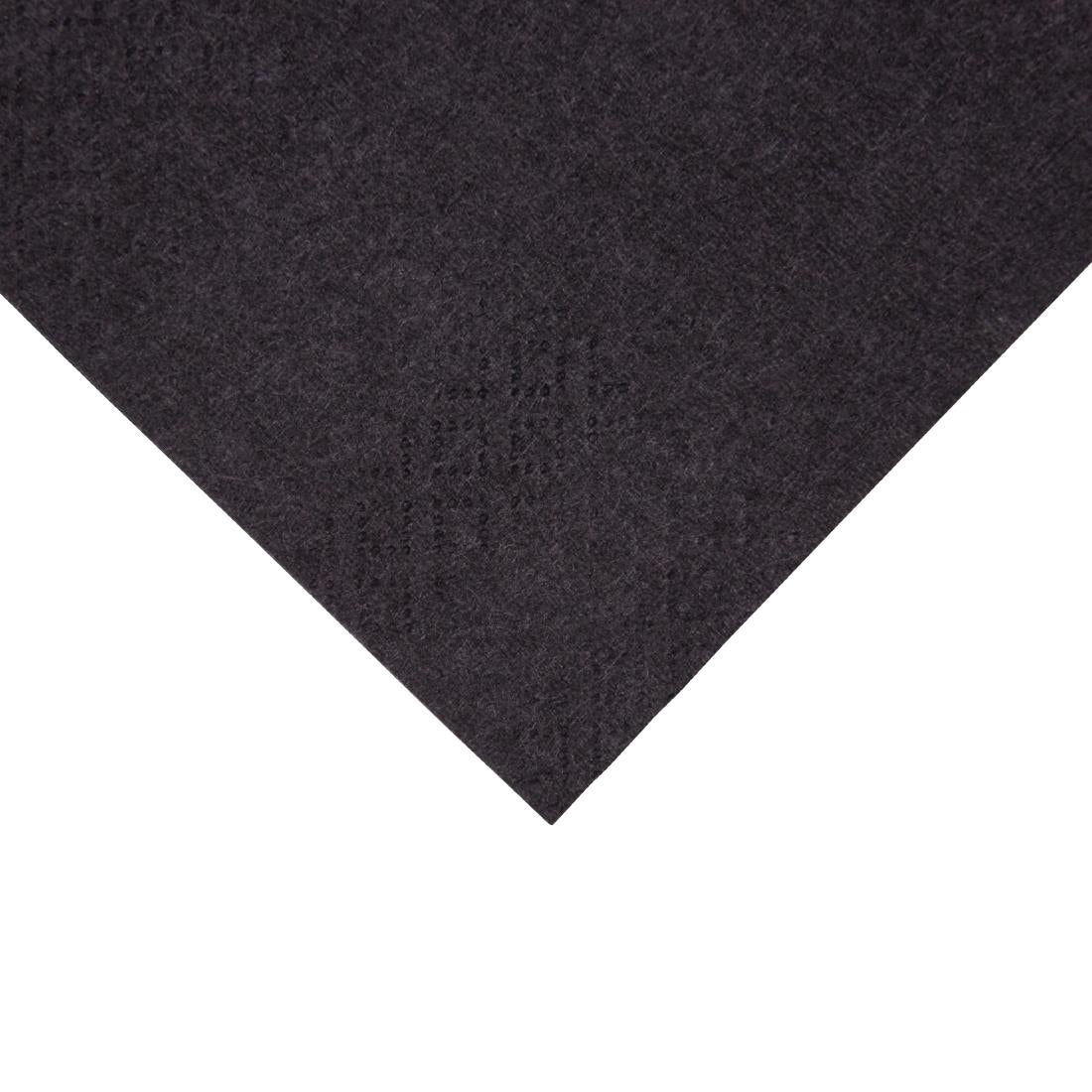 Fiesta Recyclable Lunch Napkin Black 33x33cm 2ply 1/8 Fold (2000 Pack)