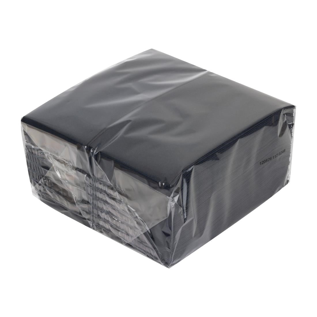 Fiesta Recyclable Lunch Napkins 33x33cm 2ply 1/8 Fold Black (2000 Pack)