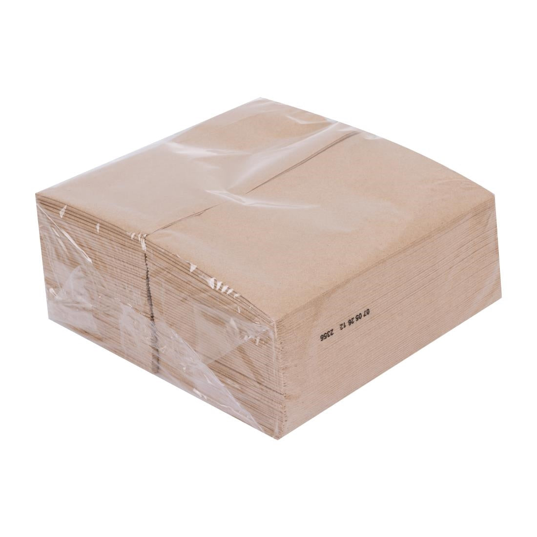Fiesta Recyclable Recycled Dinner Napkin Kraft 40x40cm 2ply 1/8 Fold (2000 Pack)