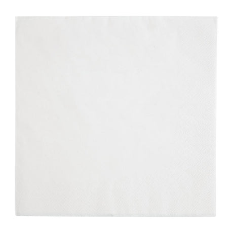 Fiesta Recyclable Dinner Napkin White 40x40cm 3ply 1/4 Fold (1000 Pack)