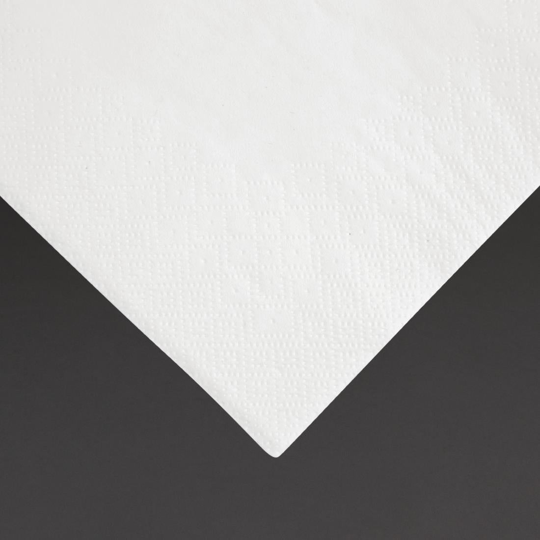 Fiesta Recyclable Dinner Napkin White 40x40cm 3ply 1/4 Fold (1000 Pack)