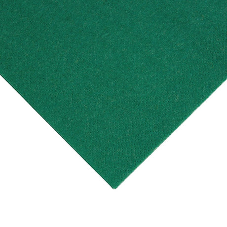Fiesta Recyclable Dinner Napkin Dark Green 40x40cm 3ply 1/4 Fold (1000 Pack)