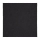 Fiesta Recyclable Dinner Napkin Black 40x40cm 3ply 1/4 Fold (1000 Pack)