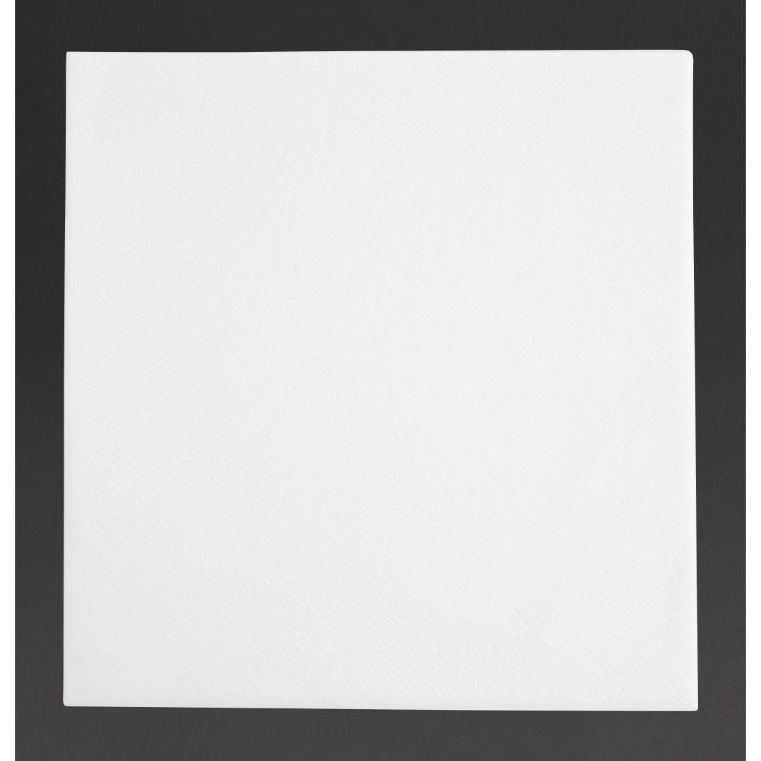Fiesta Recyclable Premium Tablin Dinner Napkin White 40x40cm Airlaid 1/4 Fold (500 Pack)