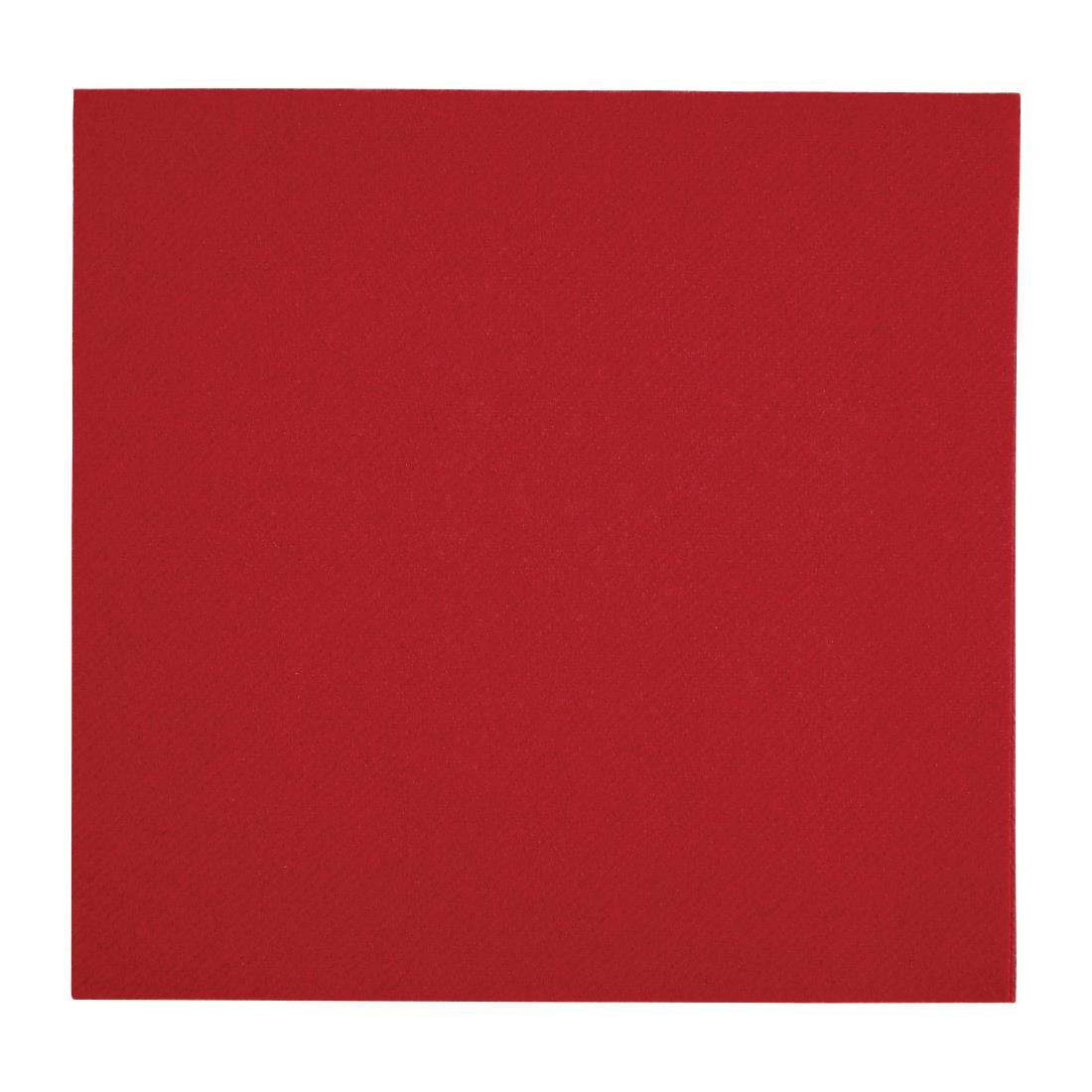 Fiesta Recyclable Premium Tablin Dinner Napkin Bordeaux 40x40cm Airlaid 1/4 Fold (500 Pack)