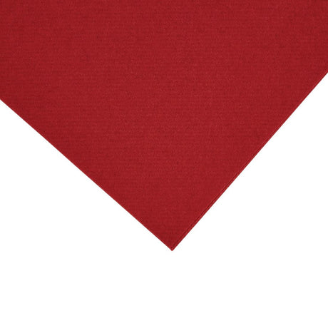 Fiesta Recyclable Premium Tablin Dinner Napkin Bordeaux 40x40cm Airlaid 1/4 Fold (500 Pack)