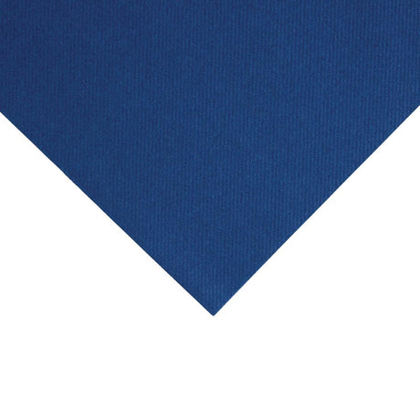 Fiesta Recyclable Premium Tablin Dinner Napkin Dark Blue 40x40cm Airlaid 1/4 Fold (500 Pack)