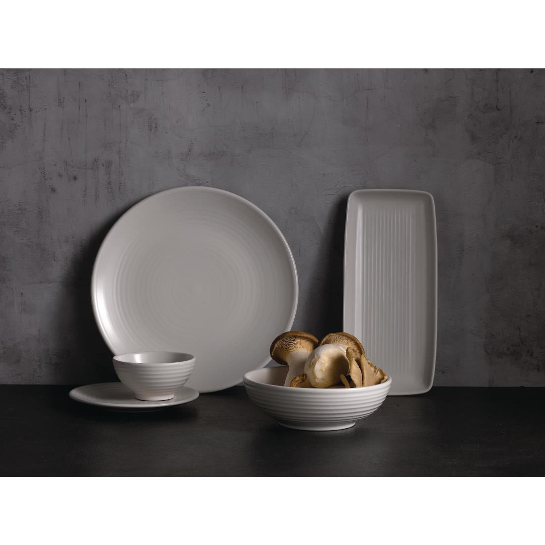 Dudson Evo Pearl Rectangular Trays 360x171mm (4 Pack)