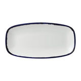 Dudson Harvest Chefs' Oblong Plates Ink 298x153mm (12 Pack)