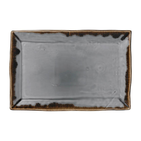 Dudson Harvest Rectangular Trays Grey 285x190mm (6 Pack)