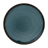 Dudson Harvest Walled Plates Blue 210mm (6 Pack)