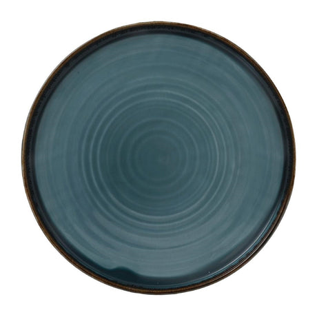 Dudson Harvest Walled Plates Blue 210mm (6 Pack)