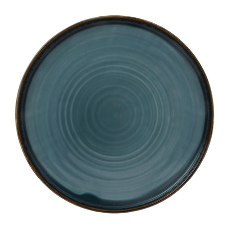 Dudson Harvest Walled Plates Blue 260mm (6 Pack)