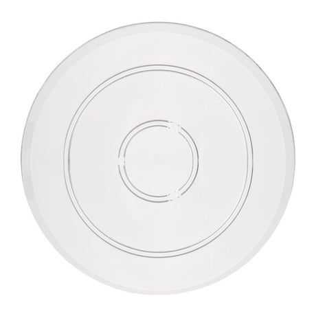 Olympia Kristallon Polycarbonate Display Plate Clear 345(Ø)mm