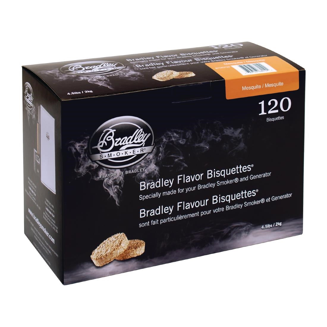 Bradley Food Smoker Mesquite Flavour Bisquette (120 pack)
