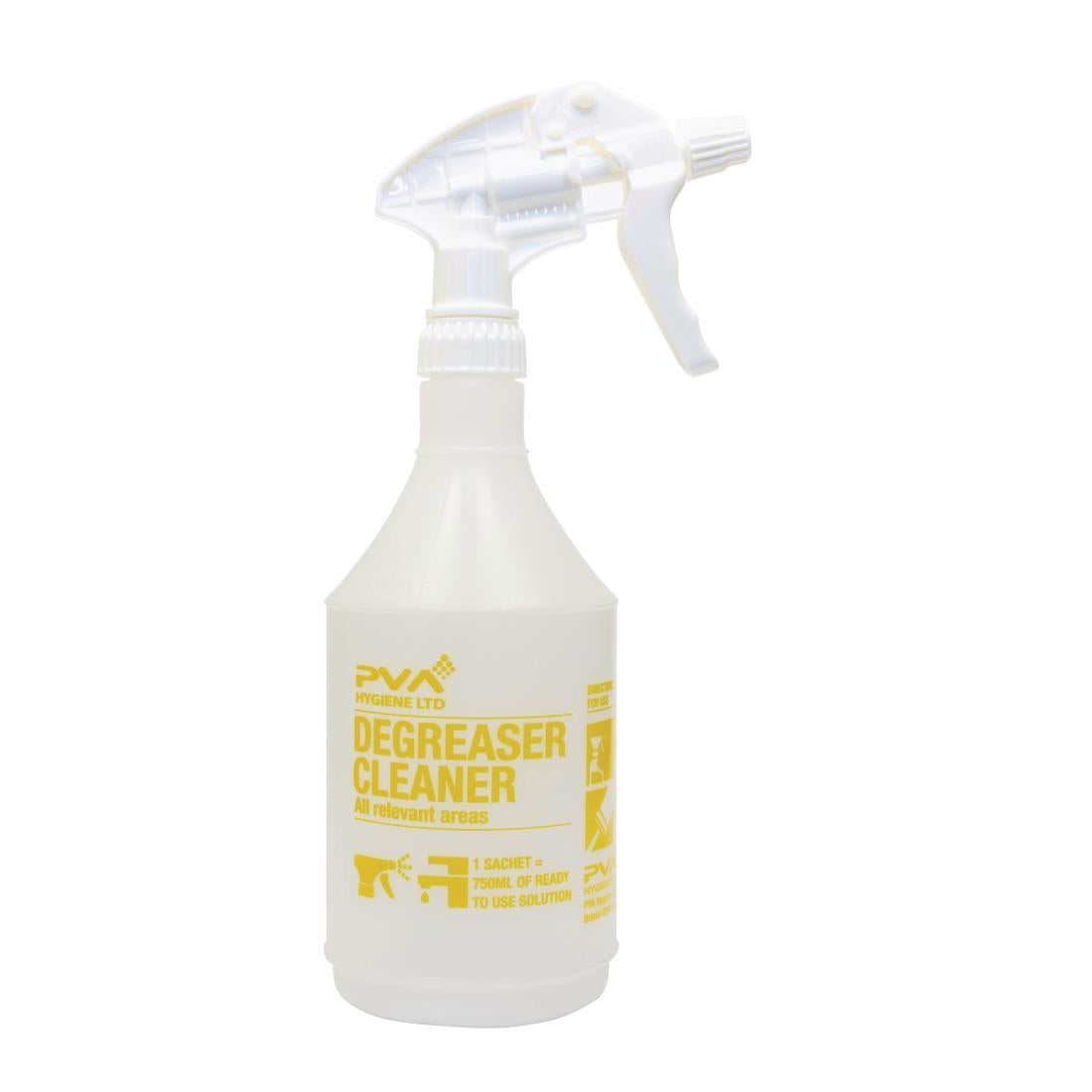 PVA Hygiene Degreaser Trigger Spray Bottle 750ml