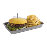 APS Vintage Stainless Steel Serving Tray 255(L)x160(W))mm