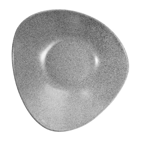 Churchill Melamine Lotus Dishes Granite 355mm (4 Pack)