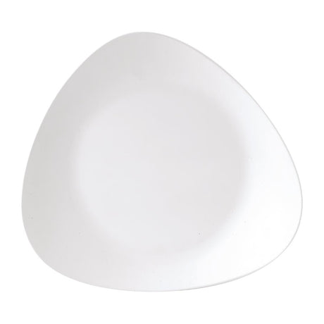 Churchill Melamine Lotus Platters White 355mm (4 Pack)