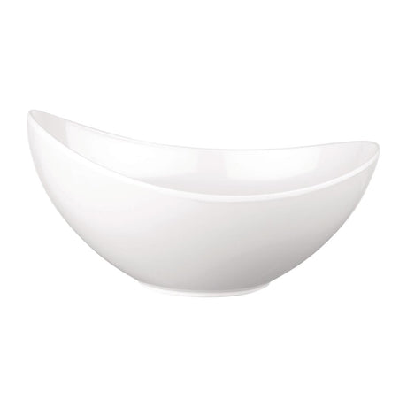Churchill Melamine Buffet Bowls White 200x155mm (4 Pack)