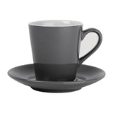 Olympia Cafe Charcoal Saucers 131mm (12 Pack)