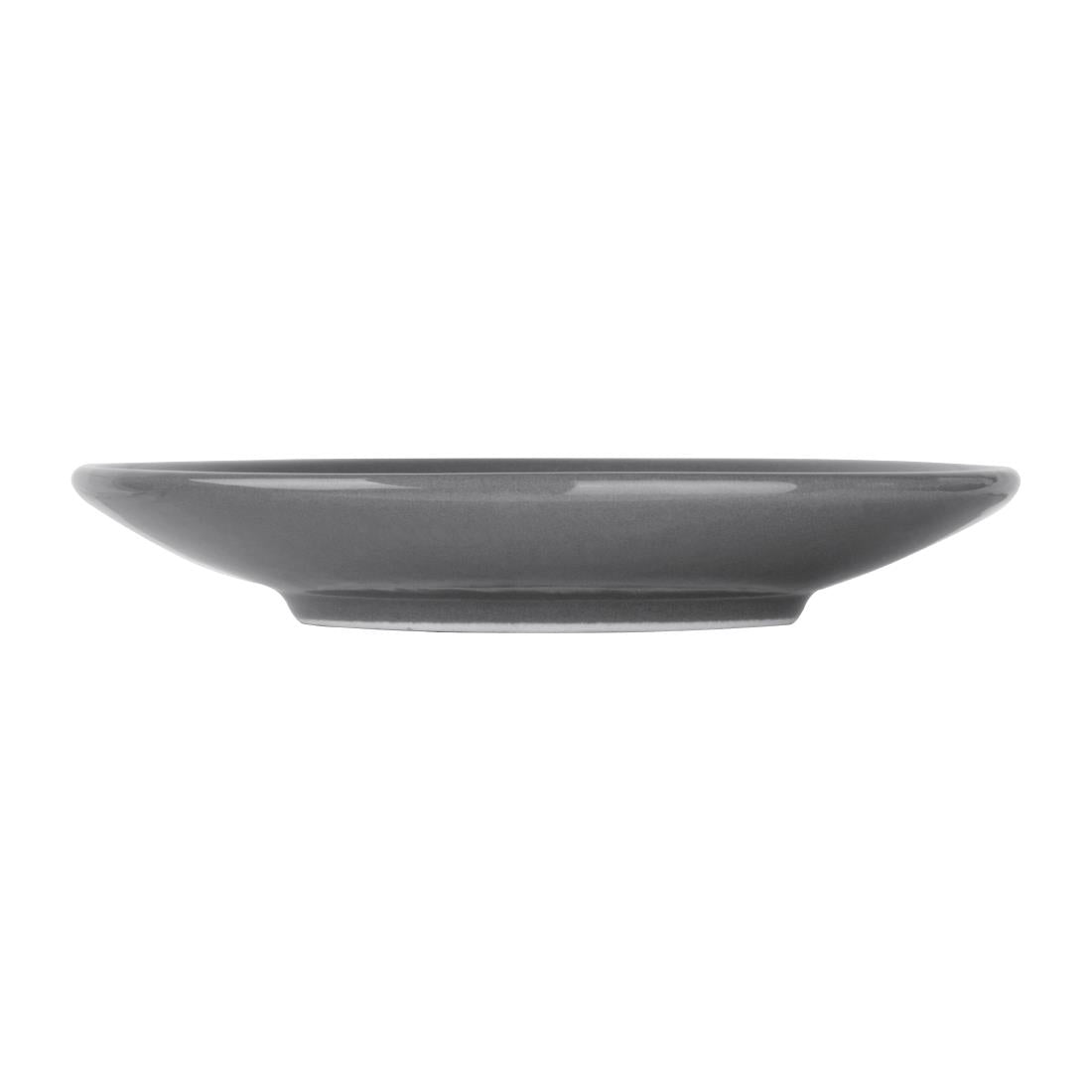 Olympia Cafe Charcoal Saucers 131mm (12 Pack)