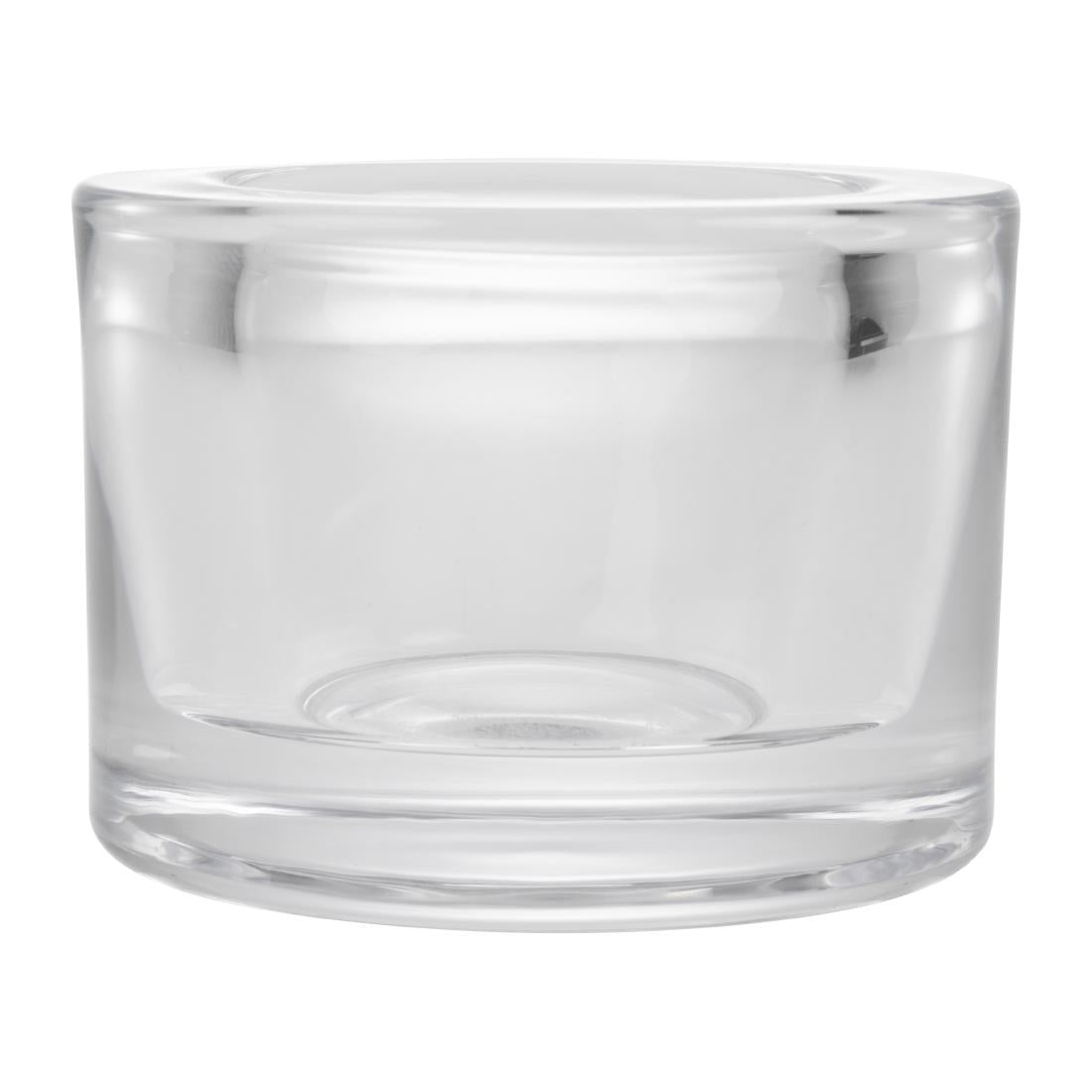 Utopia Chunky Clear Tealight Holders (12 Pack)