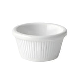 Utopia Fluted Ramekins White 60ml (12 Pack)
