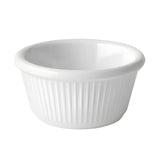 Utopia Fluted Ramekins White 90ml (12 Pack)