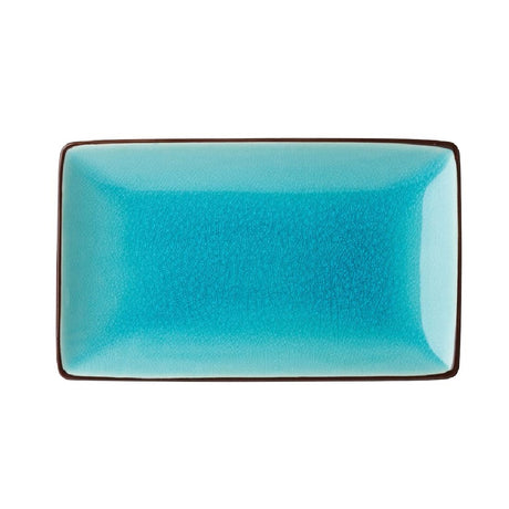 Utopia Soho Aqua Rectangular Plates 210x140mm (6 pack)