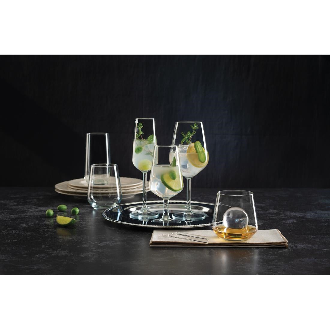 Utopia Allegra White Wine Glasses 350ml (6 pack)