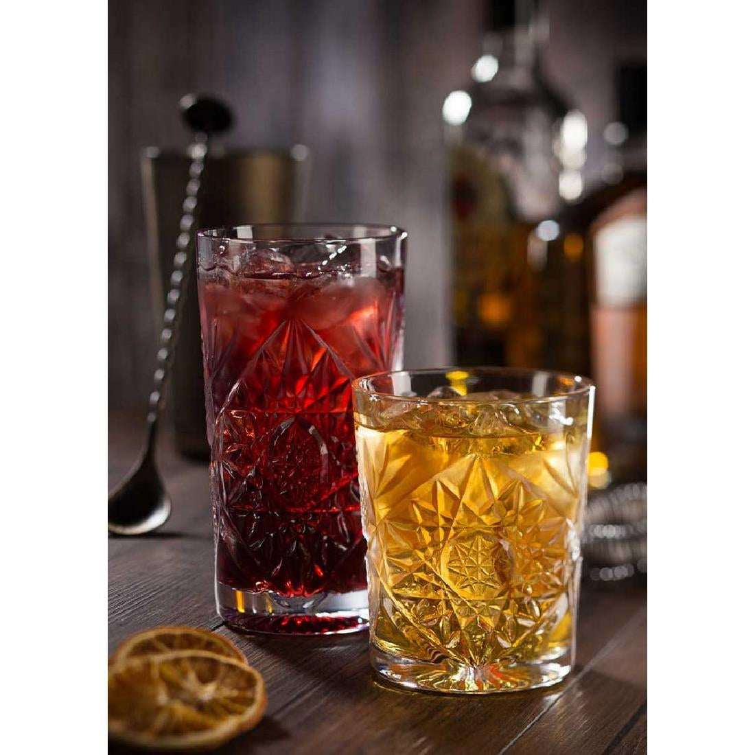 Utopia Rockstar Double Old Fashioned Glasses 350ml (8 pack)