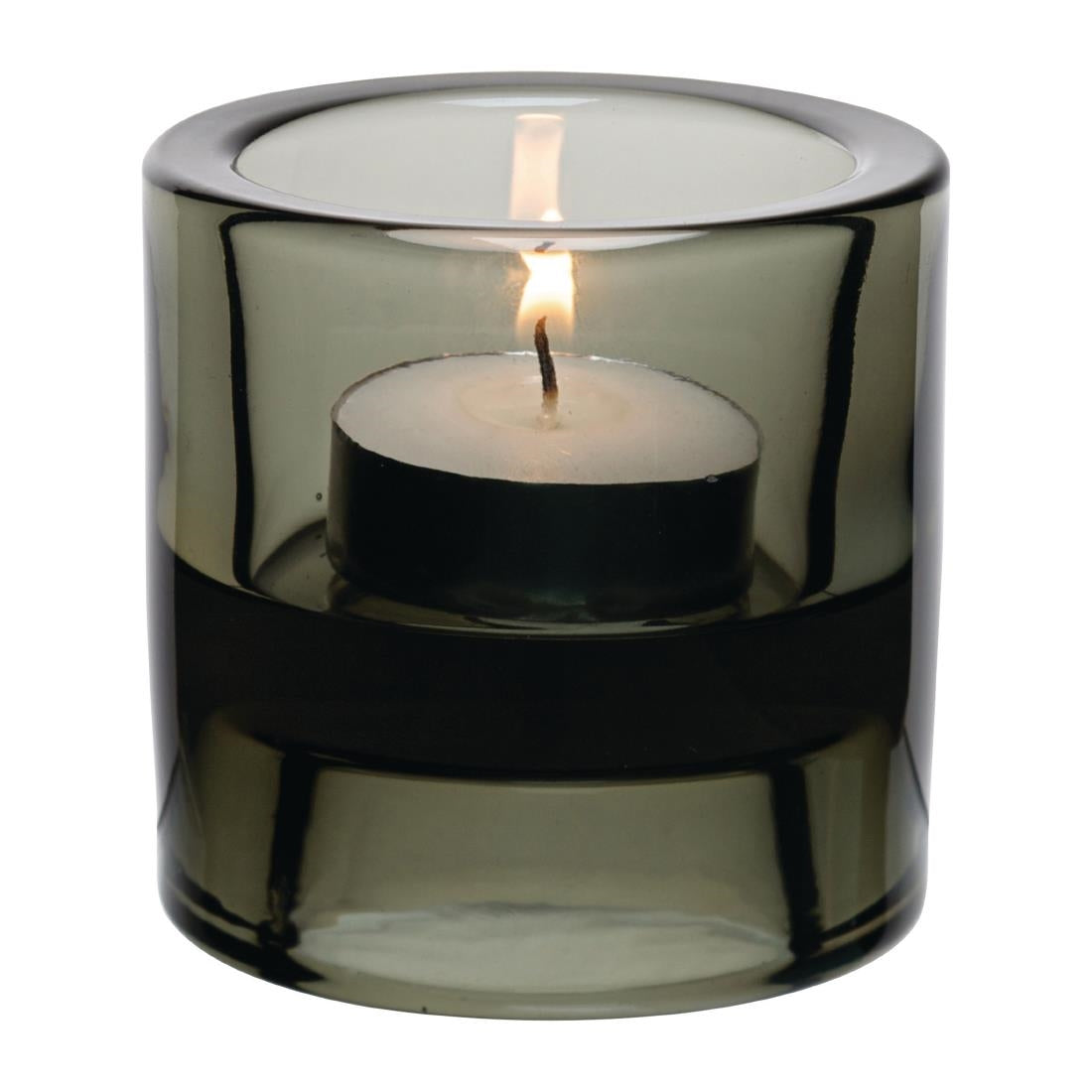 Utopia Black Double Ended Tealight Holders 70mm (12 Pack)