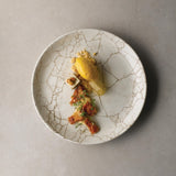 Studio Prints Kintsugi Agate Grey Coupe Plates 260mm (12 Pack)