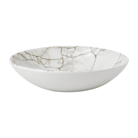 Studio Prints Kintsugi Agate Grey Coupe Bowls 182mm (12 Pack)